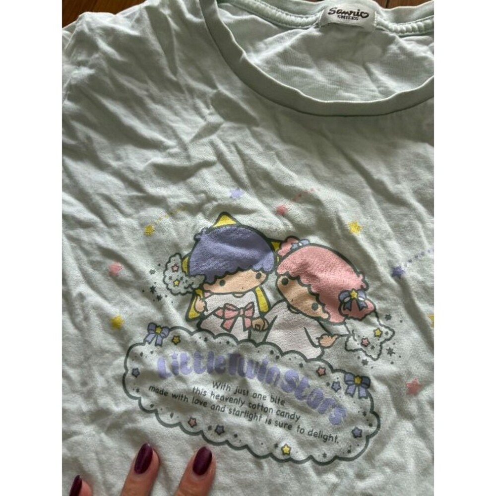 Vintage Sanrio Little Twin Stars Baby Tee Small